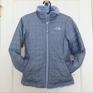 The North Face Reversible Kids Blue/Purple  Jacket